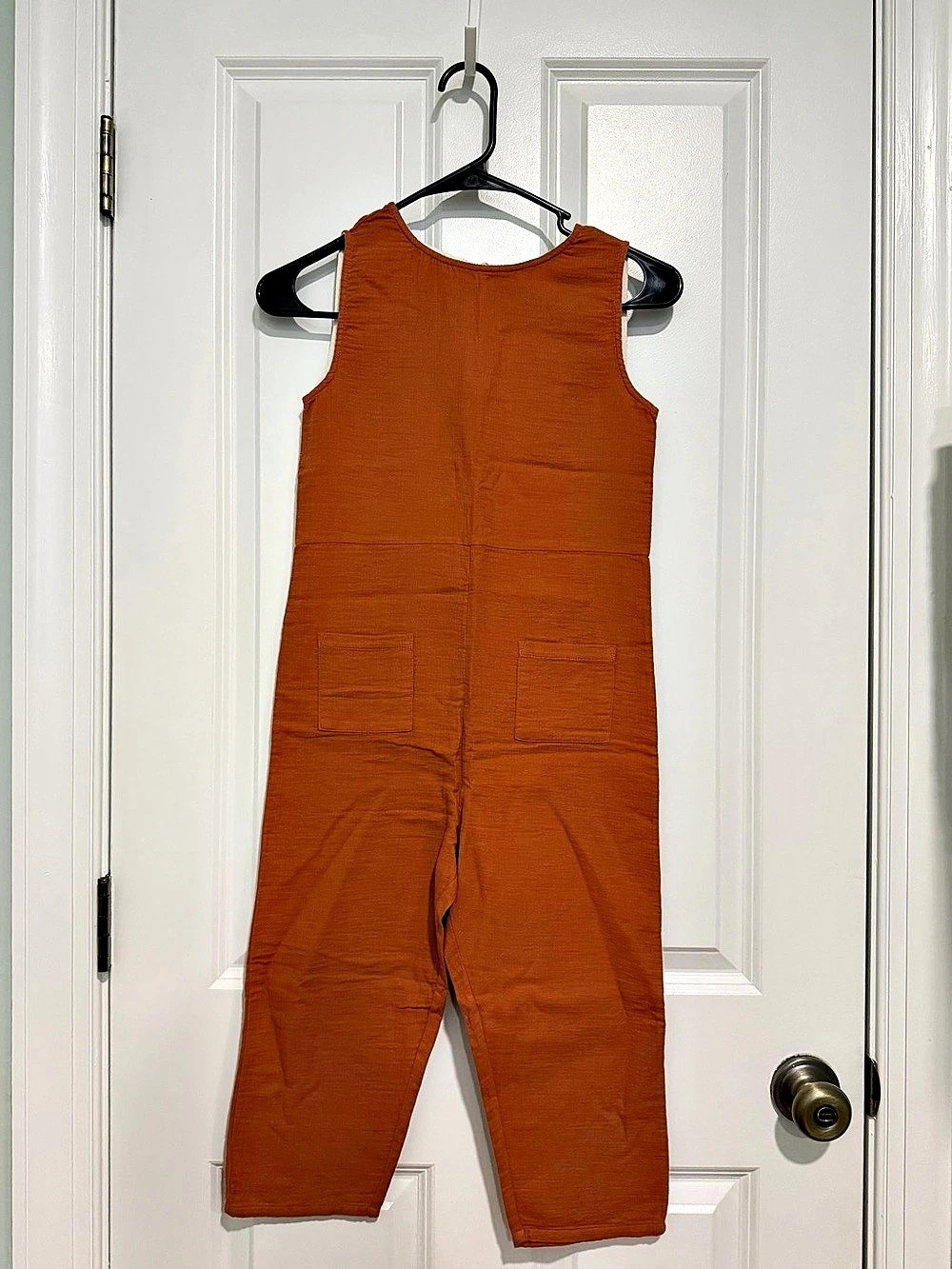 LiiLU Sota Overall Toffee 6Y Organic Cotton Gauze NWT